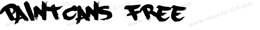 PaintCans Free00100字体转换